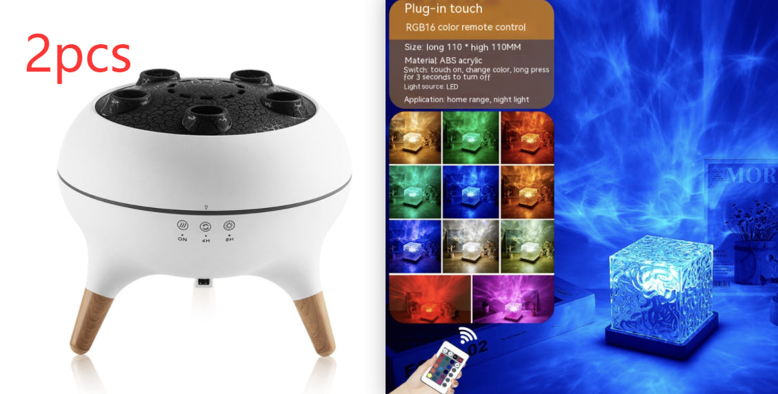 LED Water Ripple Ambient Night Light